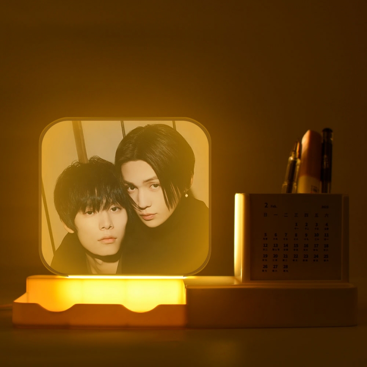 My Beautiful Man New acrylic pencil holder night light bracket