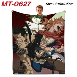 Black clover  Anime flannel bl...