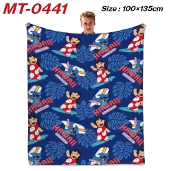 Stitch  Anime flannel blanket ...