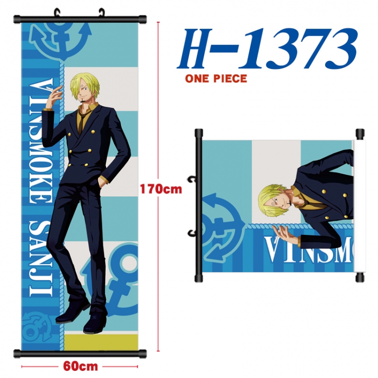 One Piece Black plastic rod cloth hanging canvas painting Wall Scroll 60x170cm