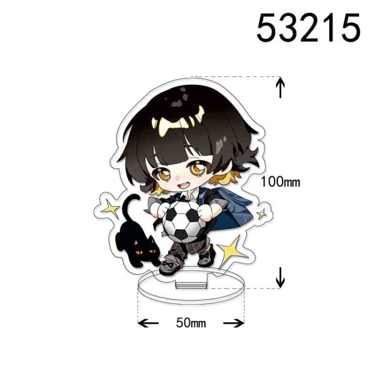 BLUE LOCK  Anime character acrylic Standing Plates Keychain 10cm 53215