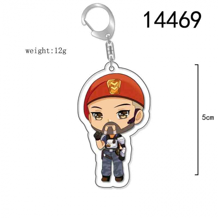 VALORANT Anime Acrylic Keychain Charm price for 5 pcs 14469