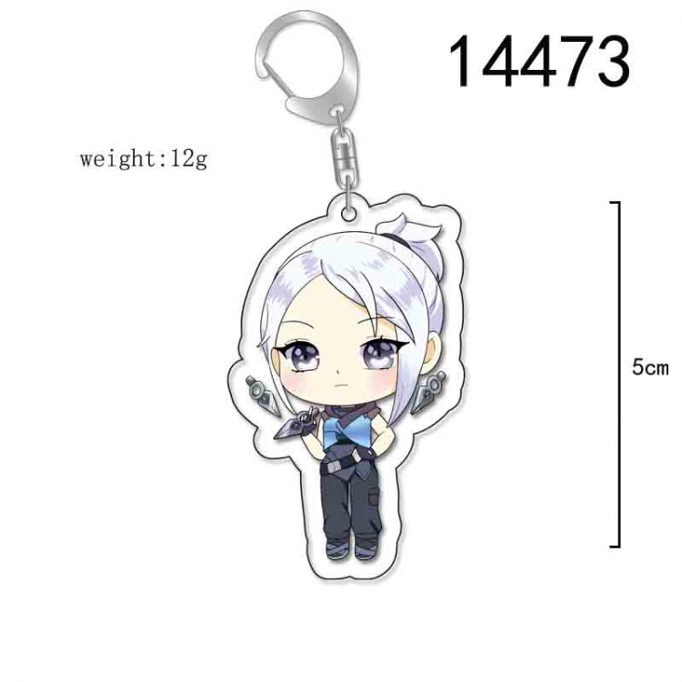 VALORANT Anime Acrylic Keychain Charm price for 5 pcs 14473