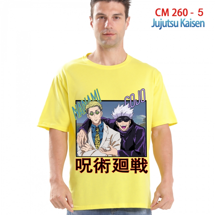 Jujutsu Kaisen Printed short-sleeved cotton T-shirt from S to 4XL 260 5