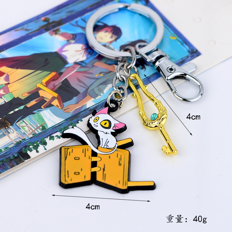 Tour of Bell and Bud Anime peripheral double pendant keychain pendant  price for 5 pcs