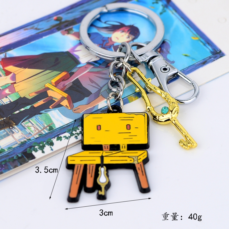 Tour of Bell and Bud Anime peripheral double pendant keychain pendant  price for 5 pcs