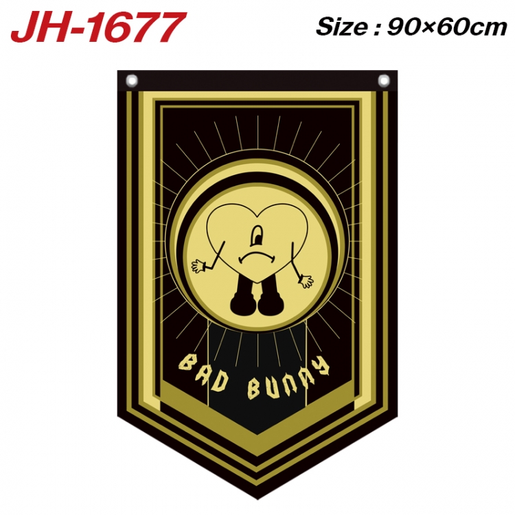 bad bunny Anime Peripheral Full Color Printing Banner 90X60CM  JH-1677