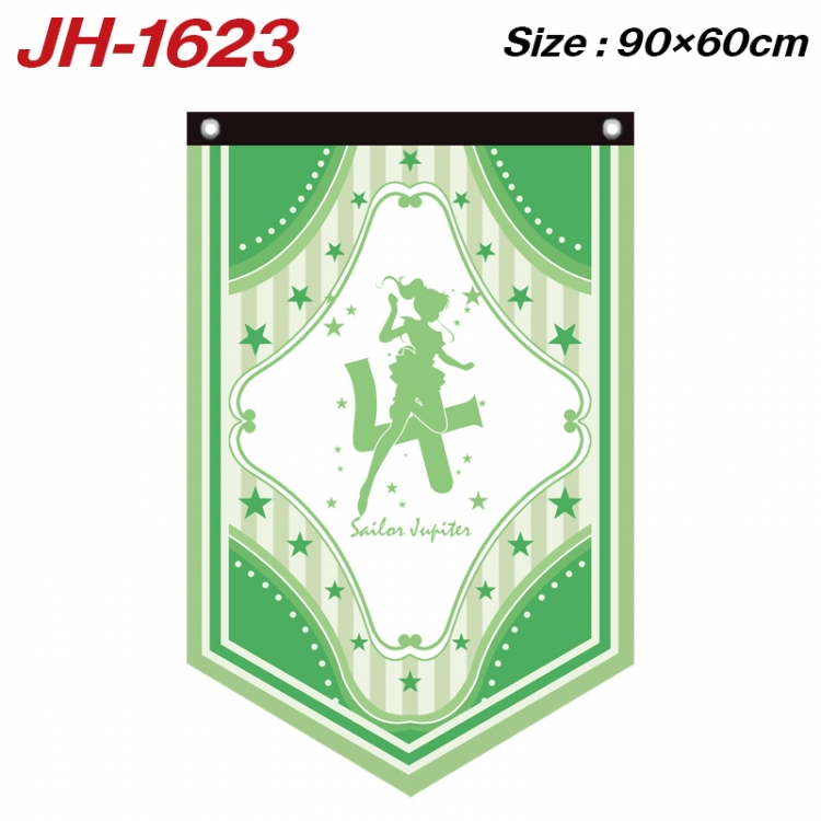 sailormoon Anime Peripheral Full Color Printing Banner 90X60CM  JH-1623
