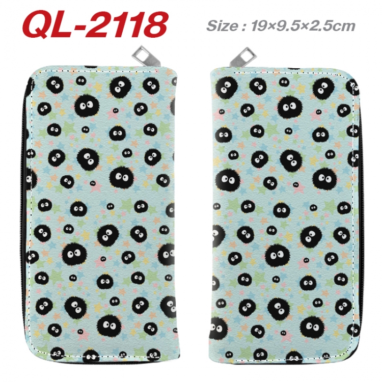 TOTORO Animation perimeter long zipper wallet 19.5x9.5x2.5cm QL-2118A