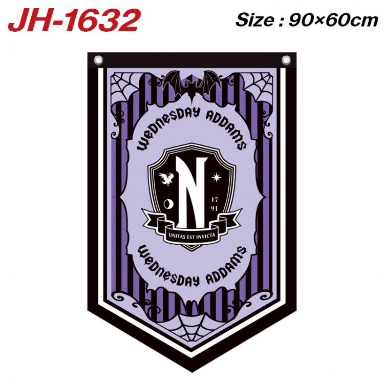 The Addams Family Anime Peripheral Full Color Printing Banner 90X60CM JH-1632