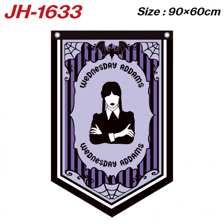 The Addams Family Anime Peripheral Full Color Printing Banner 90X60CM JH-1633