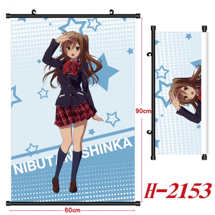 Chuunibyou Demo Koi Ga Shitai Anime Black Plastic Rod Canvas Painting Wall Scroll 60X90CM  H-2153A