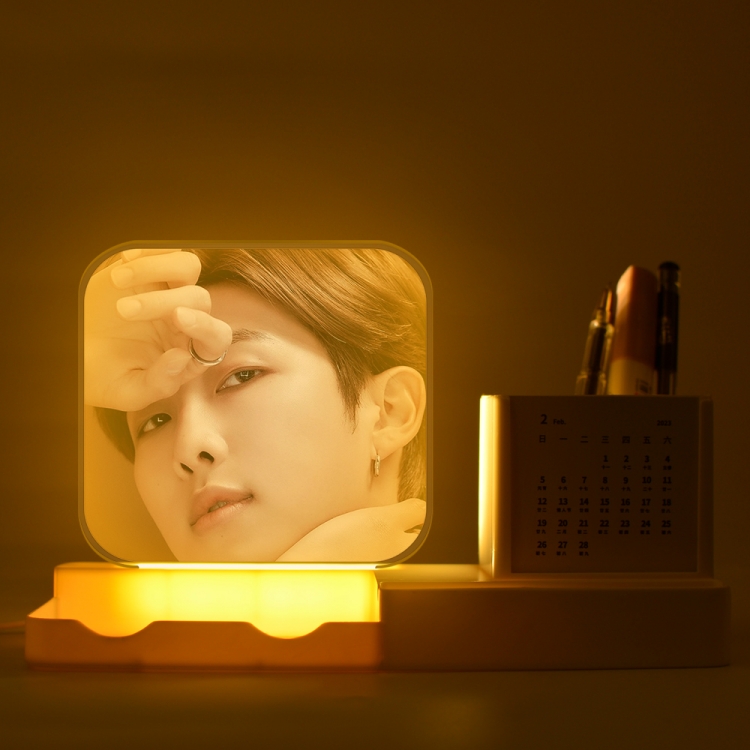 BTS New acrylic pencil holder night light bracket