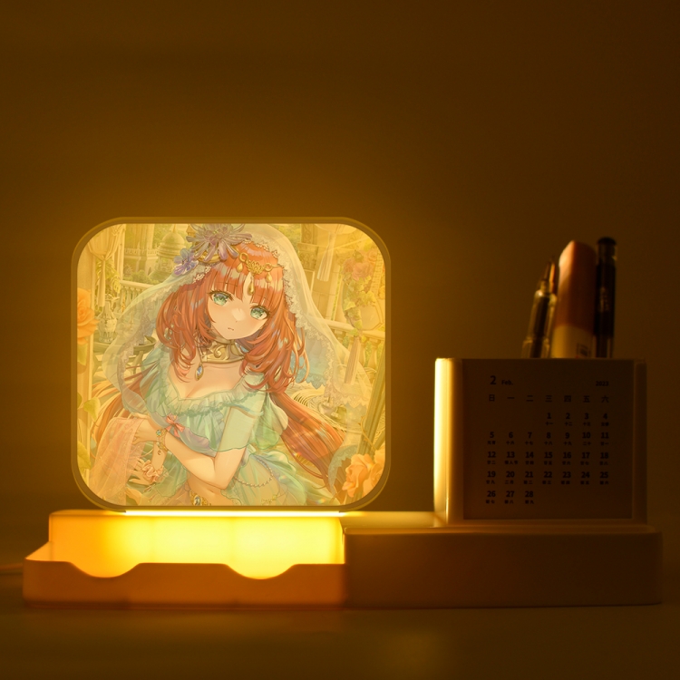 Genshin Impact Nilou New acrylic pencil holder night light bracket