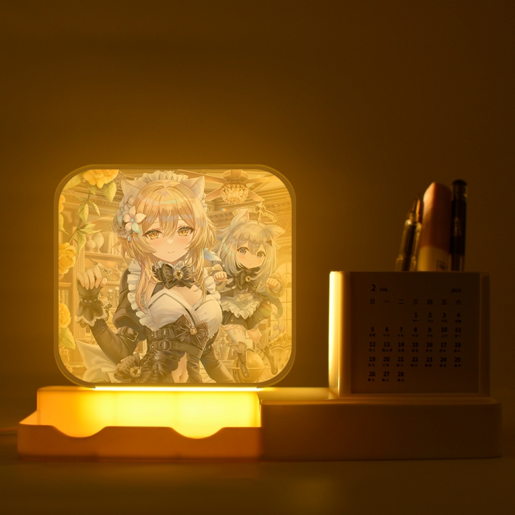 Genshin Impact Lumine New acrylic pencil holder night light bracket