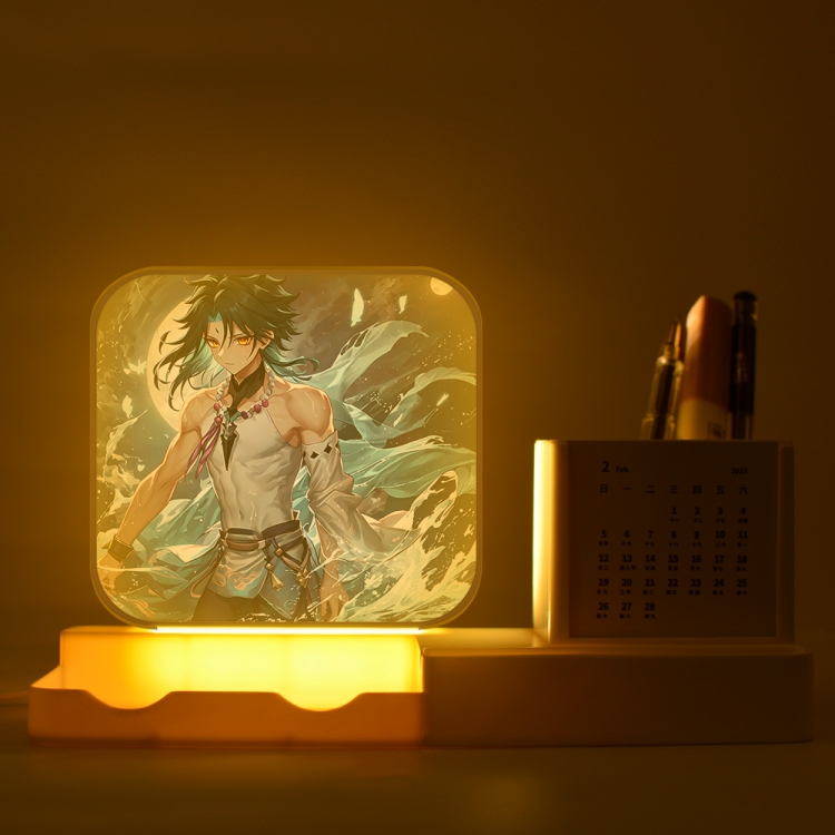 Genshin Impact  New acrylic pencil holder night light bracket
