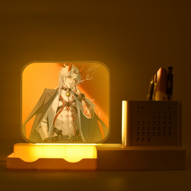 Genshin Impact  New acrylic pencil holder night light bracket