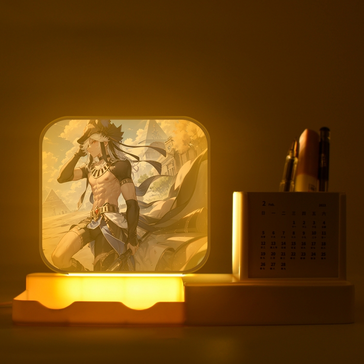 Genshin Impact  New acrylic pencil holder night light bracket