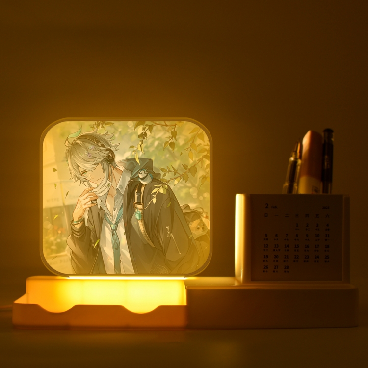 Genshin Impact  New acrylic pencil holder night light bracket
