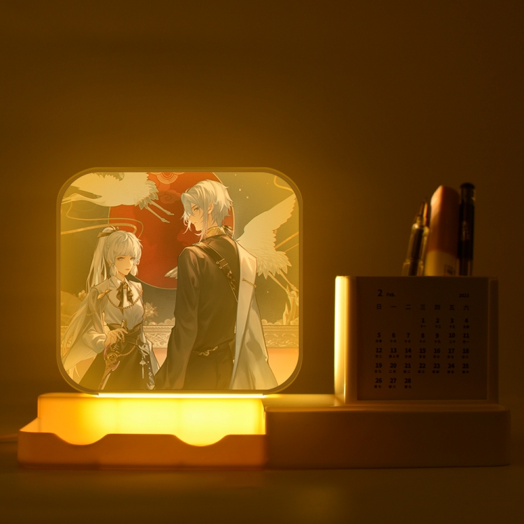 Genshin Impact  New acrylic pencil holder night light bracket