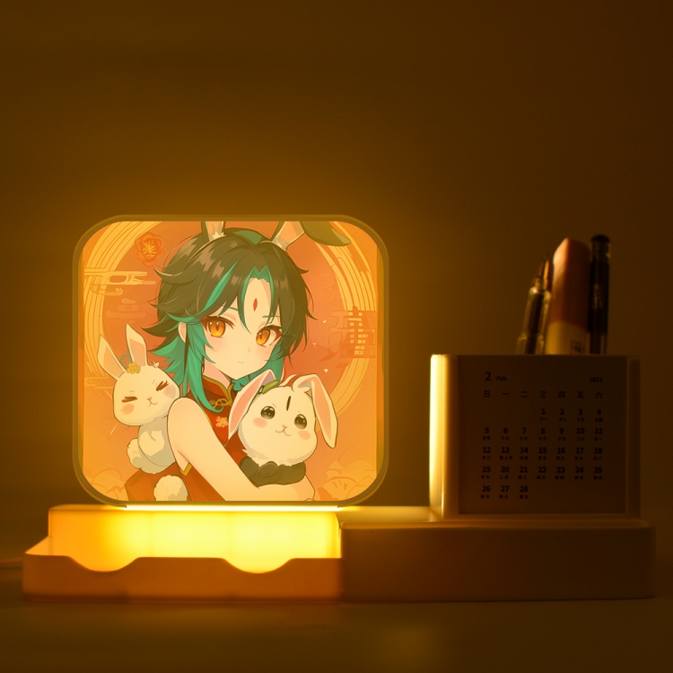 Genshin Impact  Xiao  New acrylic pencil holder night light bracket