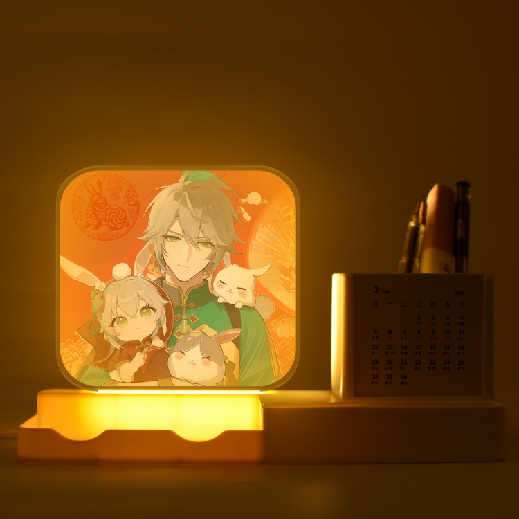Genshin Impact Alhaitham   New acrylic pencil holder night light bracket