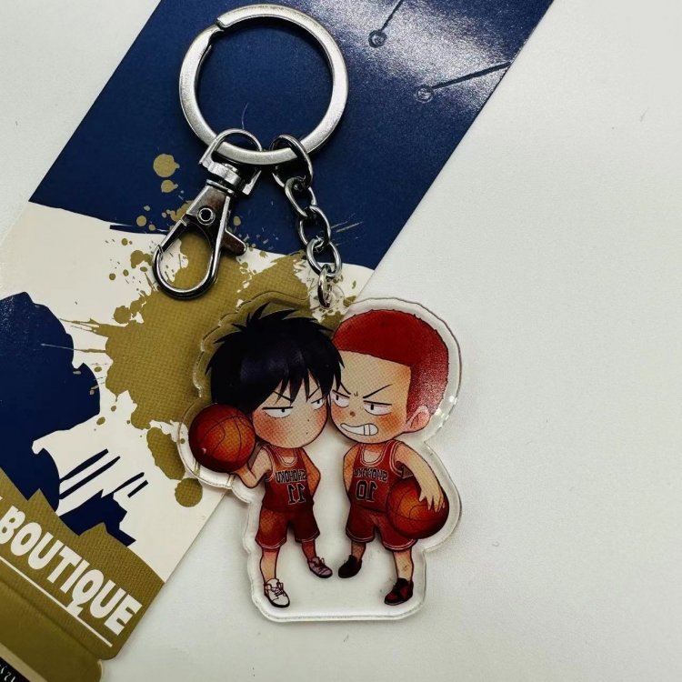 Slam Dunk Anime peripheral acrylic key chain pendant price for 5 pcs  3407