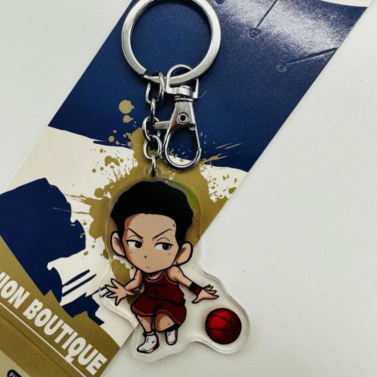 Slam Dunk Anime peripheral acrylic key chain pendant price for 5 pcs 3411
