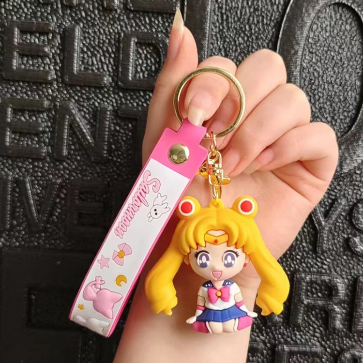 sailormoon Anime peripheral resin car keychain bag hanging accessories price for 5 pcs