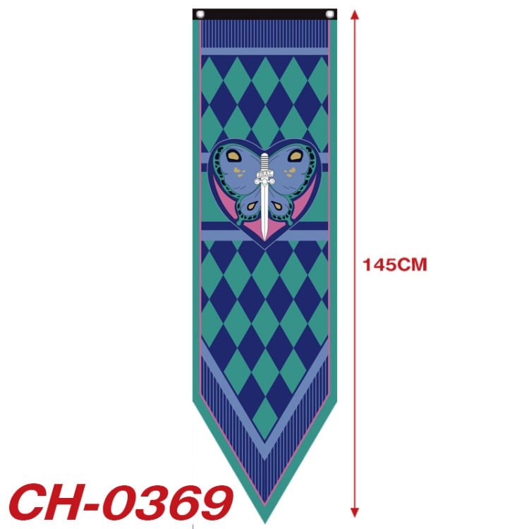 JoJos Bizarre Adventure Anime Peripheral Full Color Printing Banner 40X145CM  CH-0369