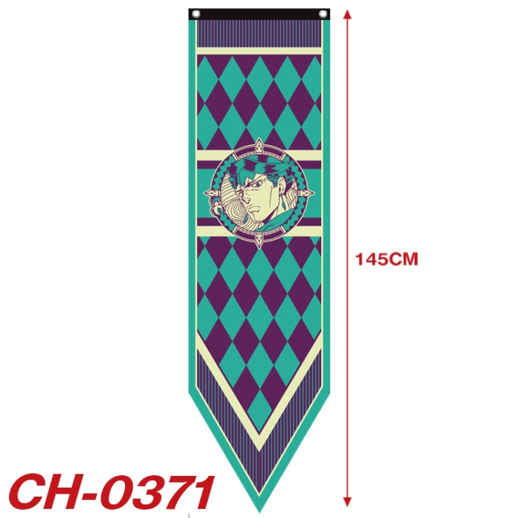 JoJos Bizarre Adventure Anime Peripheral Full Color Printing Banner 40X145CM  CH-0371