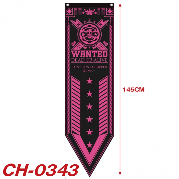 One Piece Anime Peripheral Full Color Printing Banner 40X145CM  CH-0343