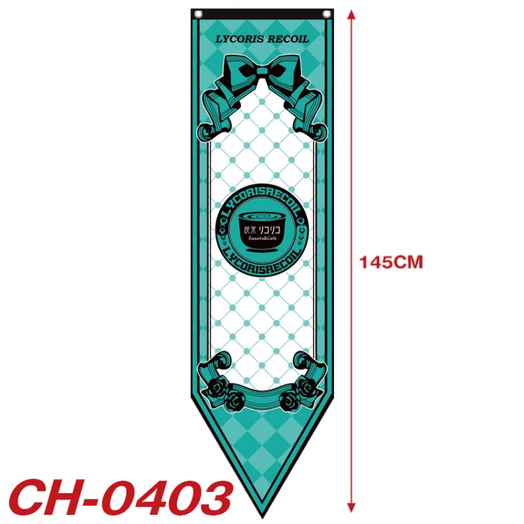 Lycoris Recoil Anime Peripheral Full Color Printing Banner 40X145CM CH-0403