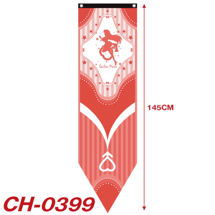 sailormoon Anime Peripheral Full Color Printing Banner 40X145CM CH-0399
