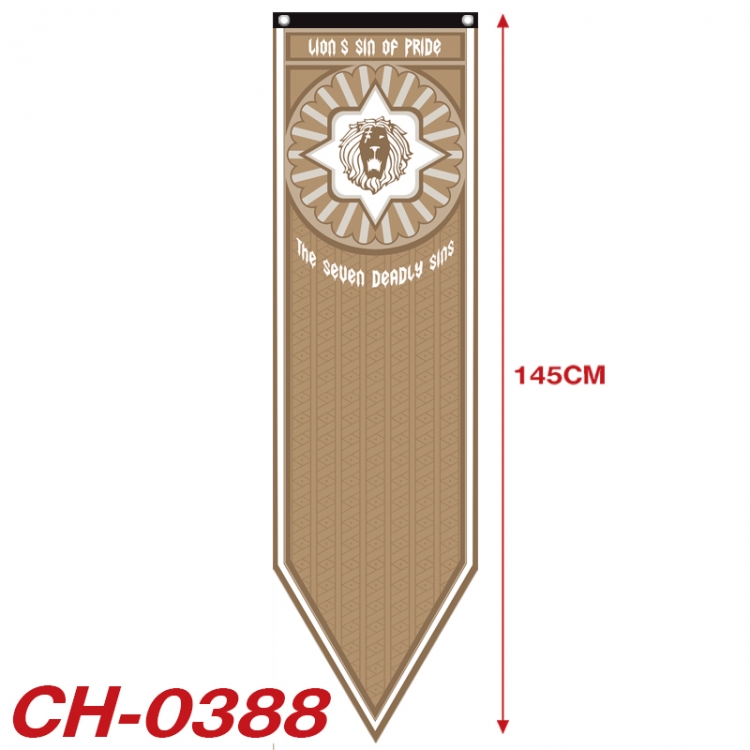 The Seven Deadly Sins Anime Peripheral Full Color Printing Banner 40X145CM CH-0388
