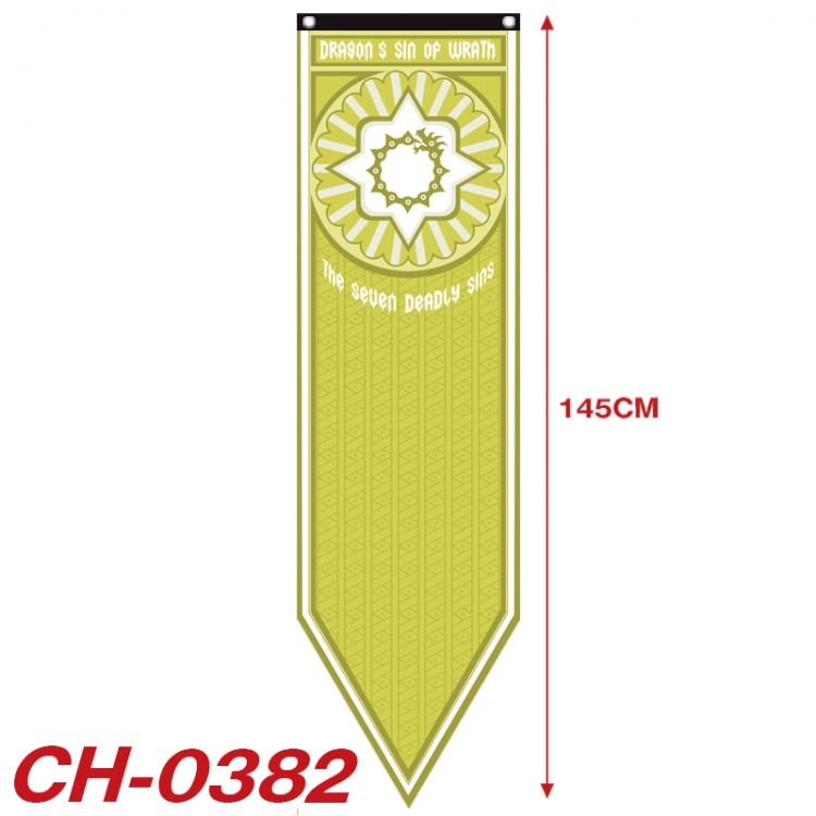 The Seven Deadly Sins Anime Peripheral Full Color Printing Banner 40X145CM CH-0382