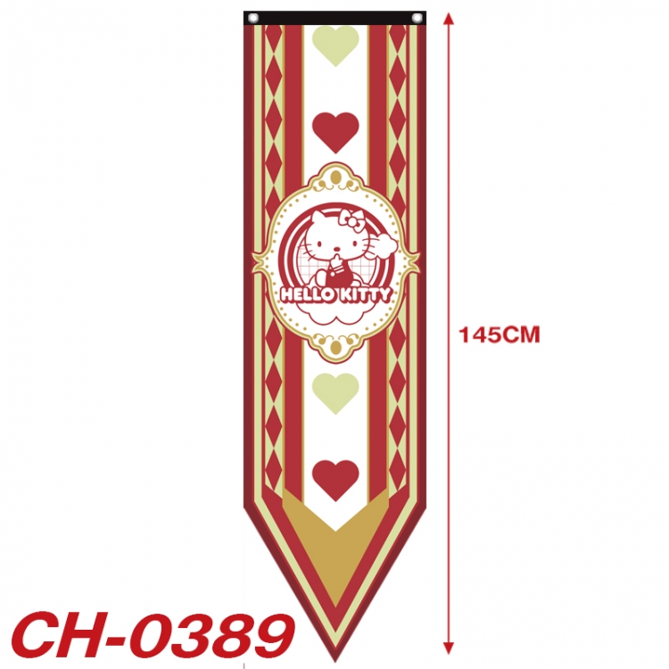 Sanrio Anime Peripheral Full Color Printing Banner 40X145CM CH-0389