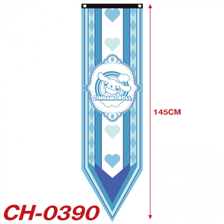 Sanrio Anime Peripheral Full Color Printing Banner 40X145CM  CH-0390