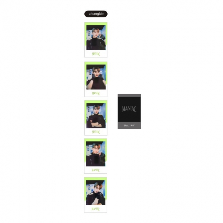 StrayKids Polaroid small card photo photo photo photo photo card random card concert 55X85MM price for 5 pcs