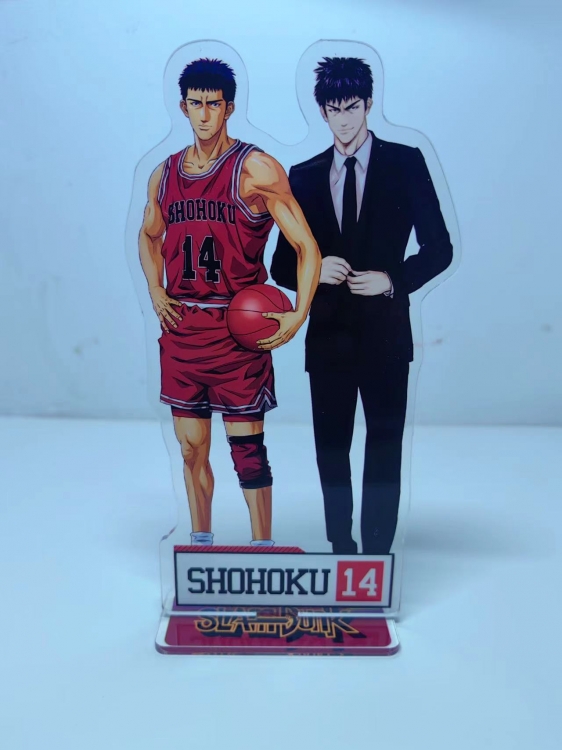 Slam Dunk Anime Laser Acrylic Humanoid  keychain Standing Plates  3213