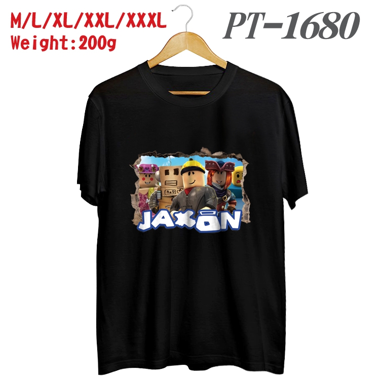 ROBLOX Anime Cotton Color Book Print Short Sleeve T-Shirt from M to 3XL  PT1680