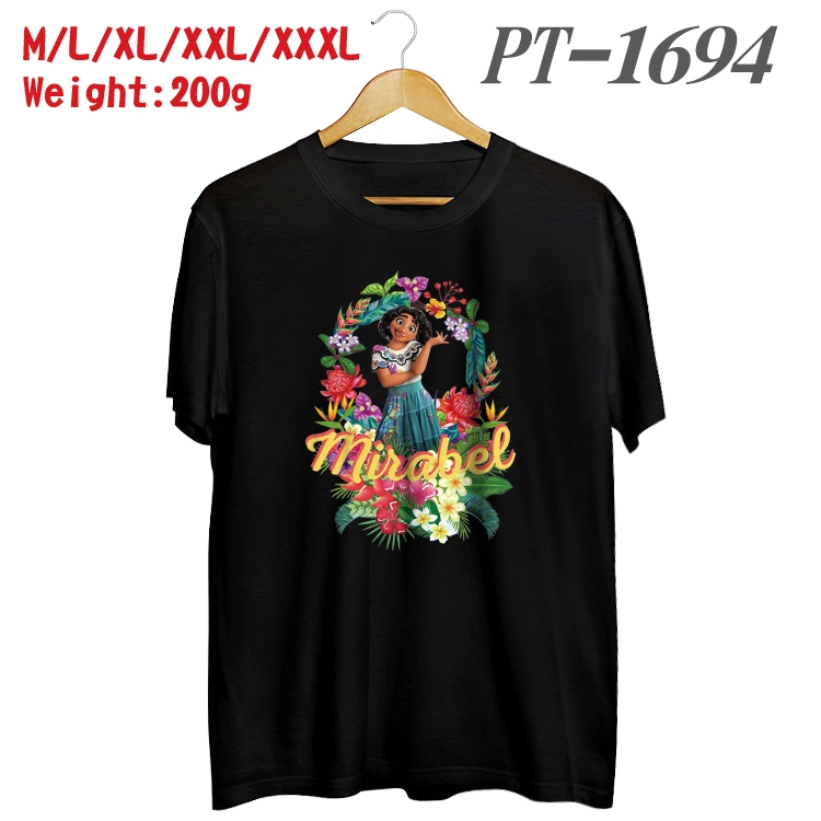 full house of magic Anime Cotton Color Book Print Short Sleeve T-Shirt from M to 3XL PT1694