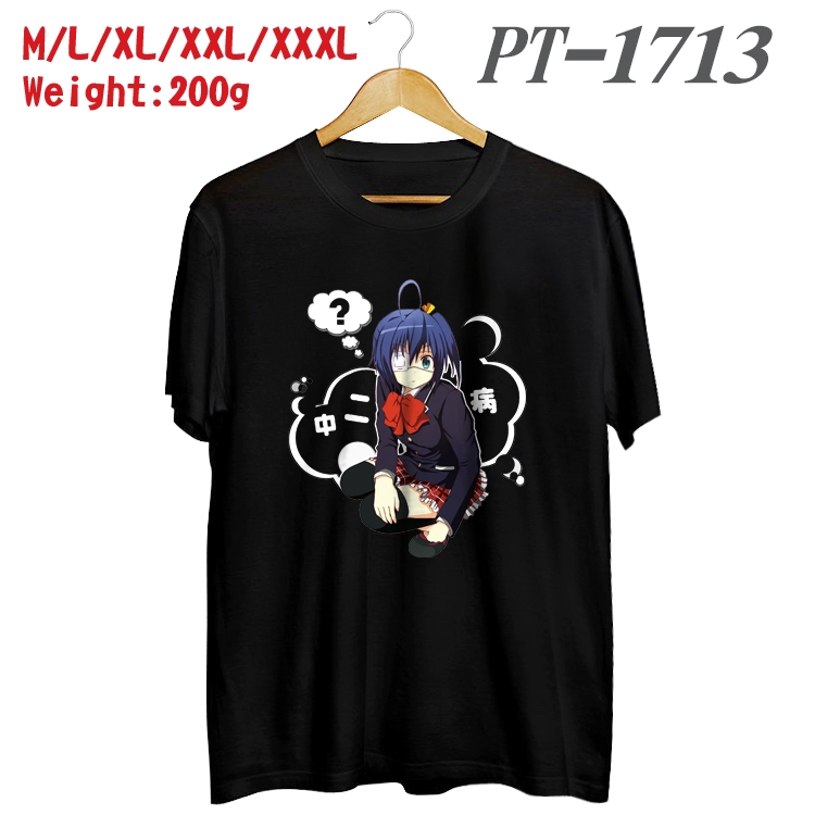 Chuunibyou Demo Koi Ga Shitai Anime Cotton Color Book Print Short Sleeve T-Shirt from M to 3XL  PT1713