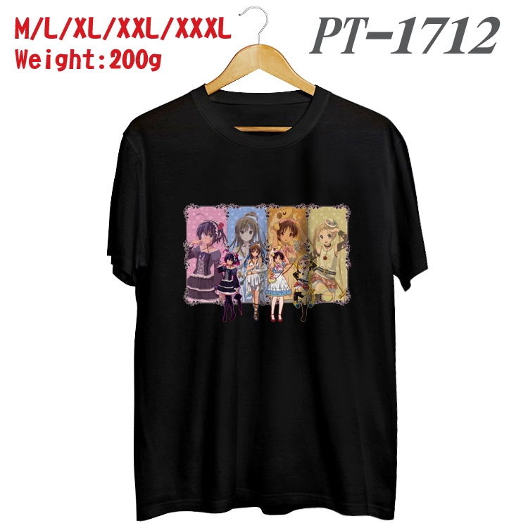 Chuunibyou Demo Koi Ga Shitai Anime Cotton Color Book Print Short Sleeve T-Shirt from M to 3XL  PT1712