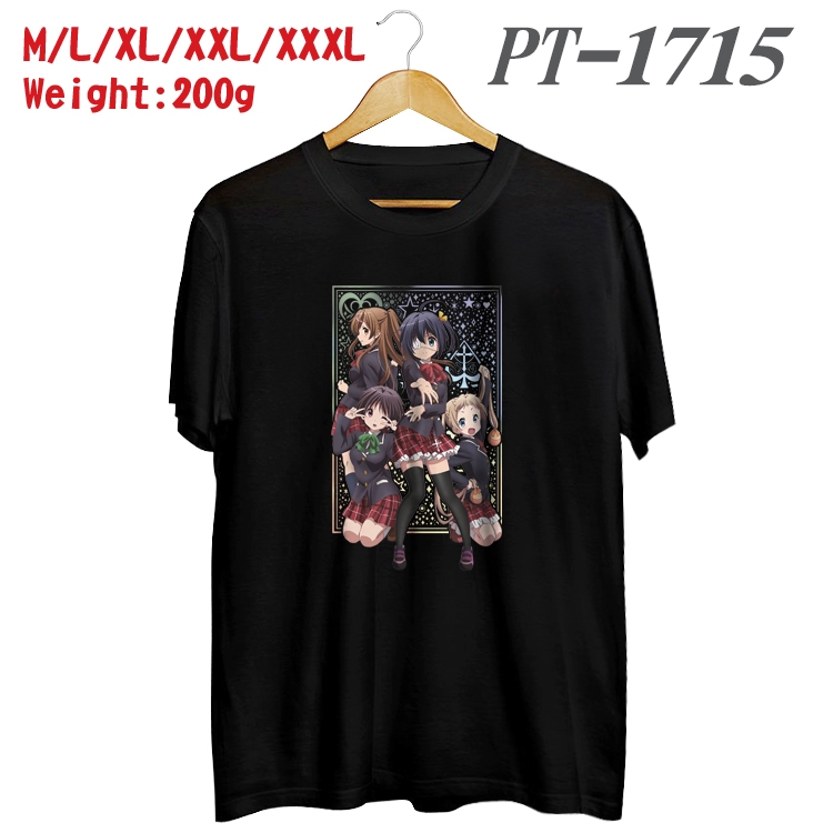 Chuunibyou Demo Koi Ga Shitai Anime Cotton Color Book Print Short Sleeve T-Shirt from M to 3XL  PT1715