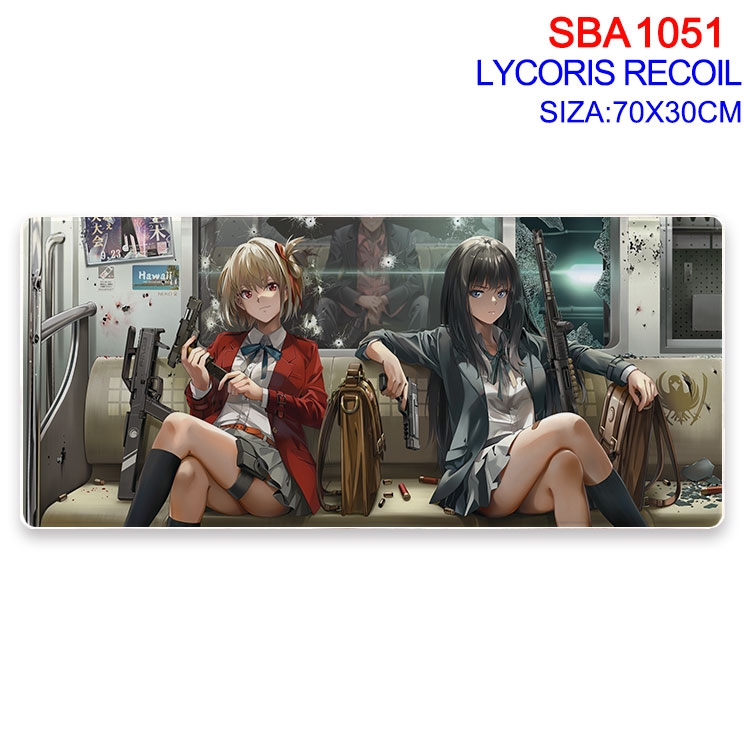 Lycoris Recoil Animation peripheral locking mouse pad 70X30cm SBA-1051-2