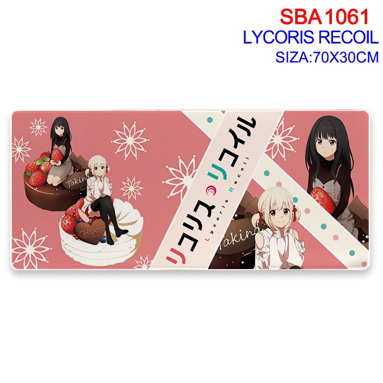 Lycoris Recoil Animation peripheral locking mouse pad 70X30cm SBA-1061-2