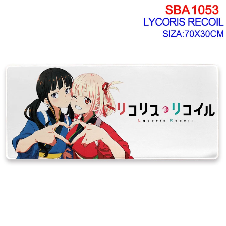 Lycoris Recoil Animation peripheral locking mouse pad 70X30cm SBA-1053-2