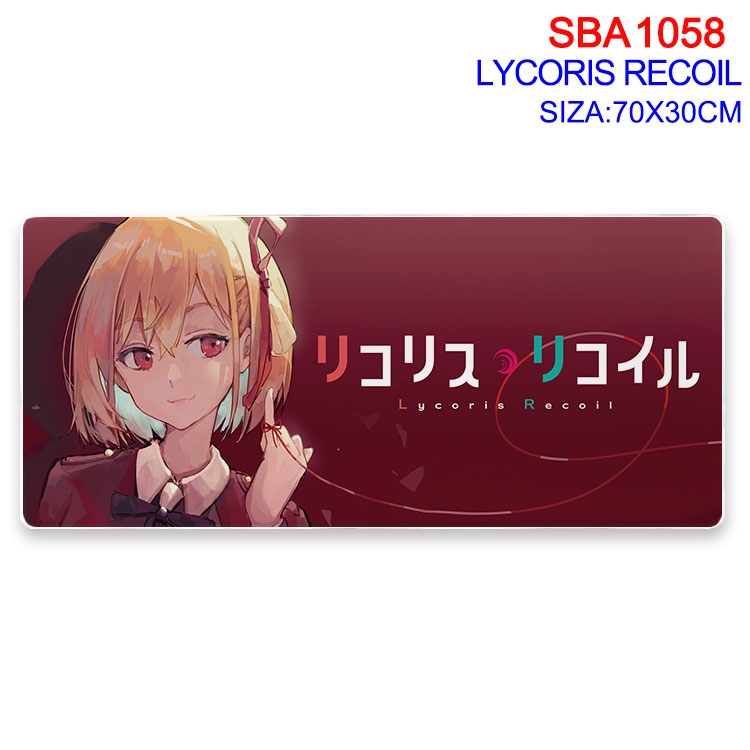 Lycoris Recoil Animation peripheral locking mouse pad 70X30cm SBA-1058-2