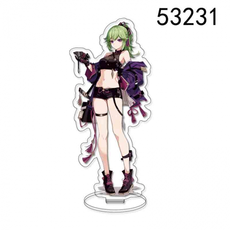 Genshin Impact Anime characters acrylic Standing Plates Keychain 15CM